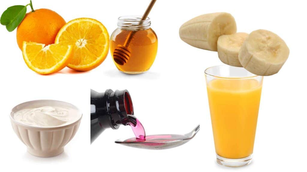 Orange Smoothie ingredients