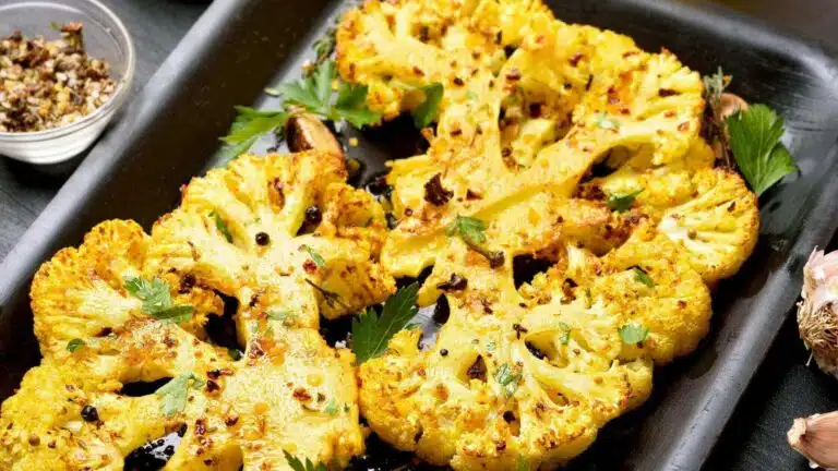 Easy Peasy recipe roasted cauliflower